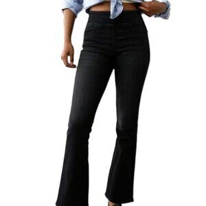 American Eagle NEW Size 0 2 XS Short Pull On Kick Boot Luxe Stretch Black Boot